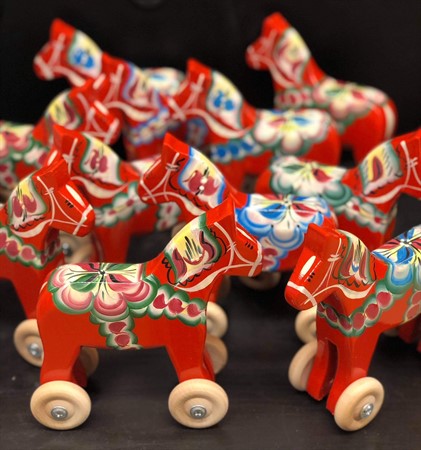 Toy Horse Red